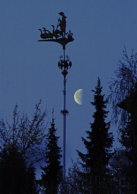 Gnseliesel mit Mond, 10. April 2007